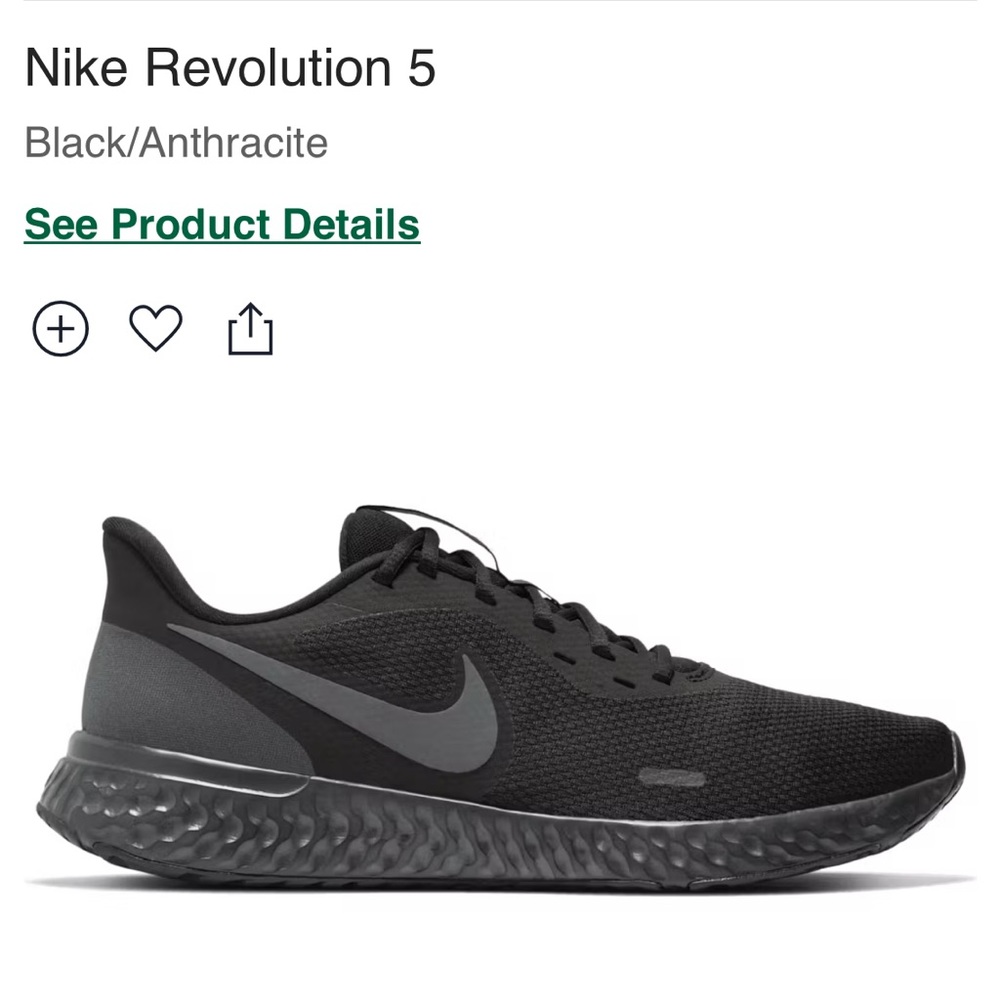 Nike Men’s Revolution 5 Running Shoes (EUC)